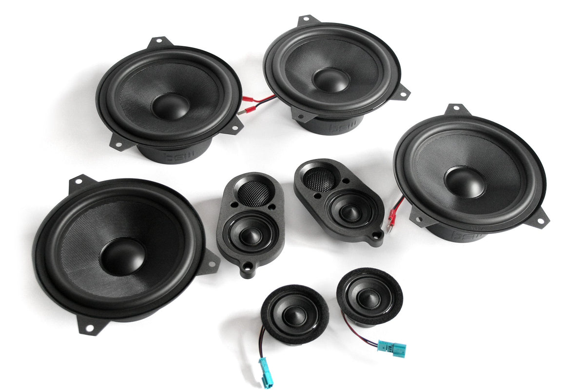 Bavsound Stage One Speaker Upgrade for E46 Coupe with Standard Hi-Fi.