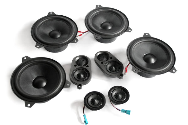 Bavsound Stage One Speaker Upgrade for E46 Coupe with Standard Hi-Fi.