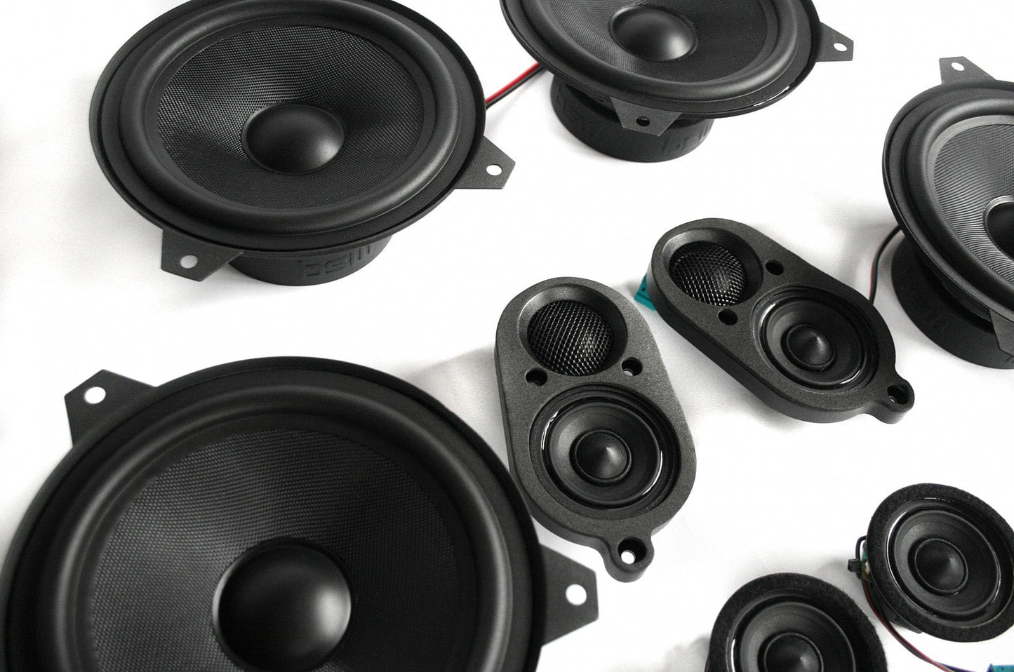 Bavsound Stage One Speaker Upgrade for E46 Coupe with Standard Hi-Fi.