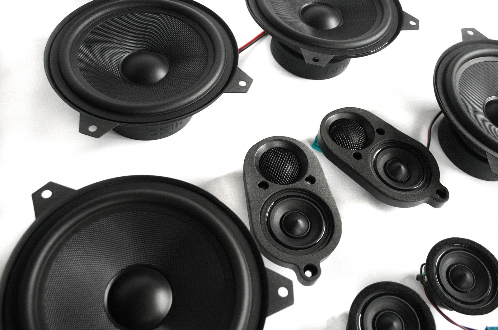 Bavsound Stage One Speaker Upgrade for E46 Coupe with Standard Hi-Fi.