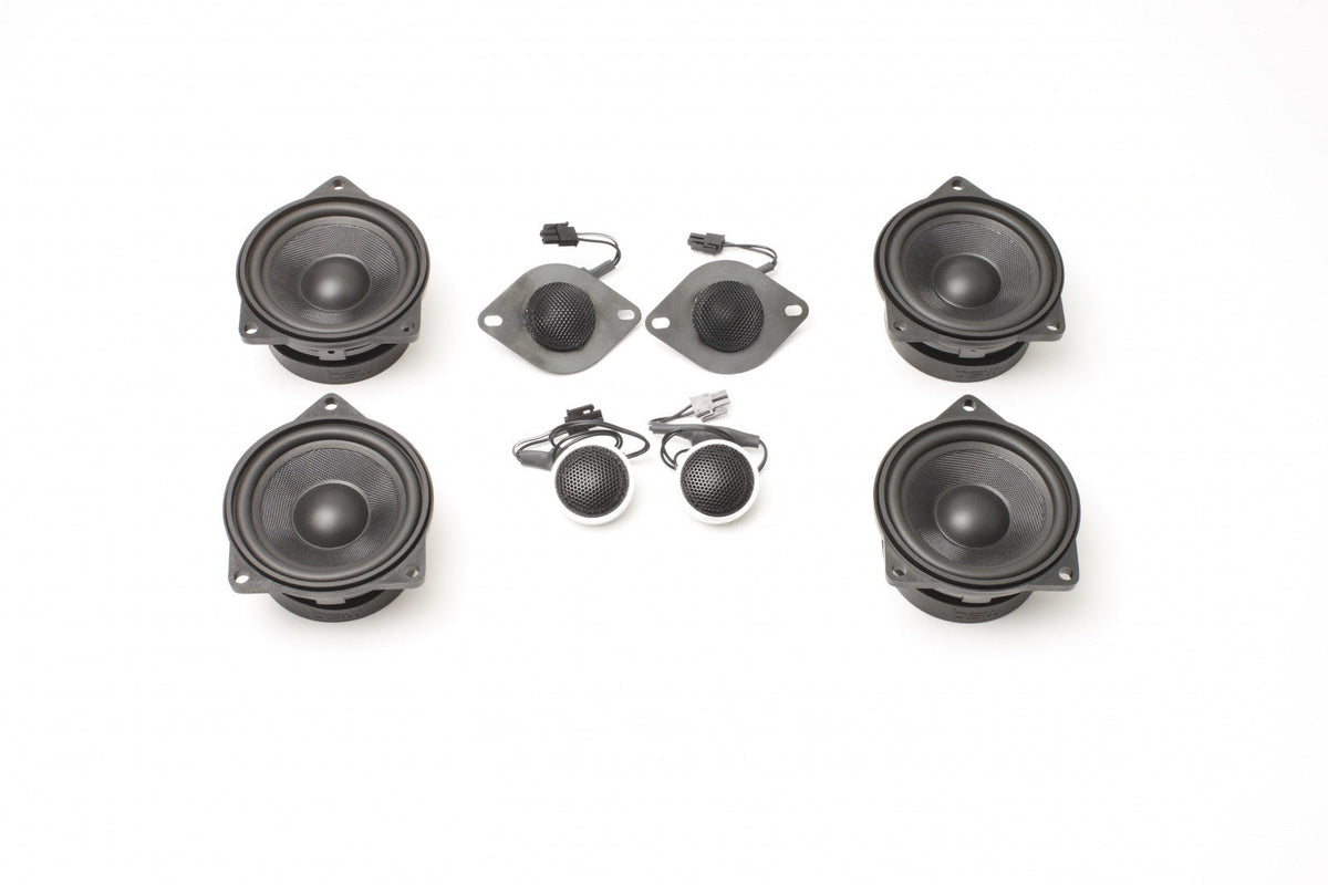 Stage One BMW Speaker Upgrade for E60/E61 Sedan/Wagon with Standard Hi-Fi.