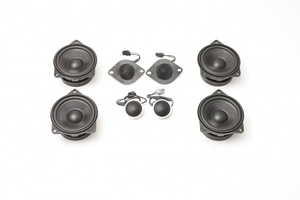 Stage One BMW Speaker Upgrade for E60/E61 Sedan/Wagon with Standard Hi-Fi.