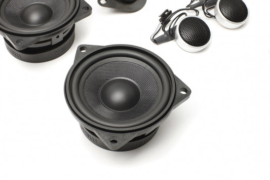 Stage One BMW Speaker Upgrade for E60/E61 Sedan/Wagon with Standard Hi-Fi.