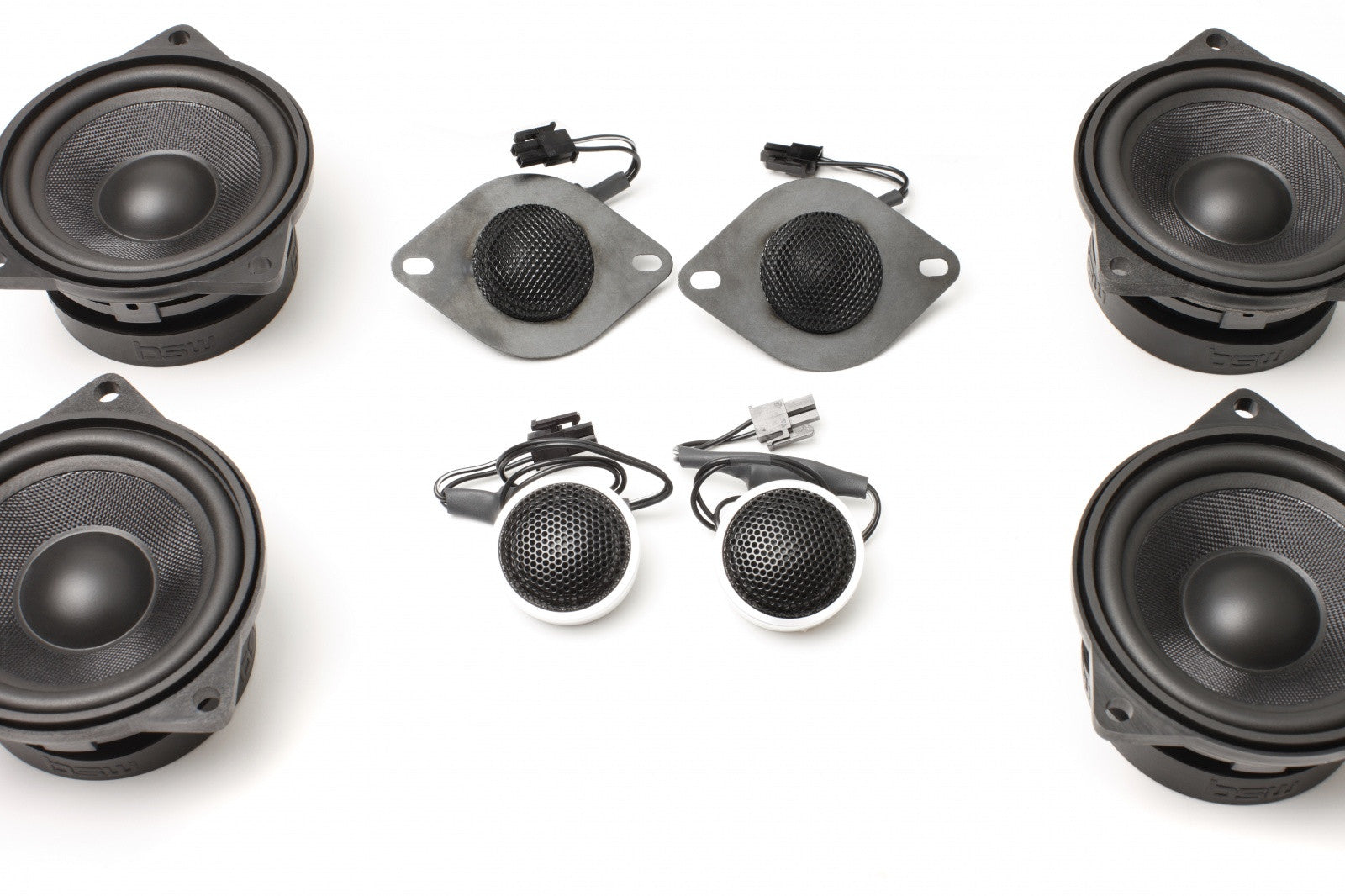 Stage One BMW Speaker Upgrade for E60/E61 Sedan/Wagon with Standard Hi-Fi.