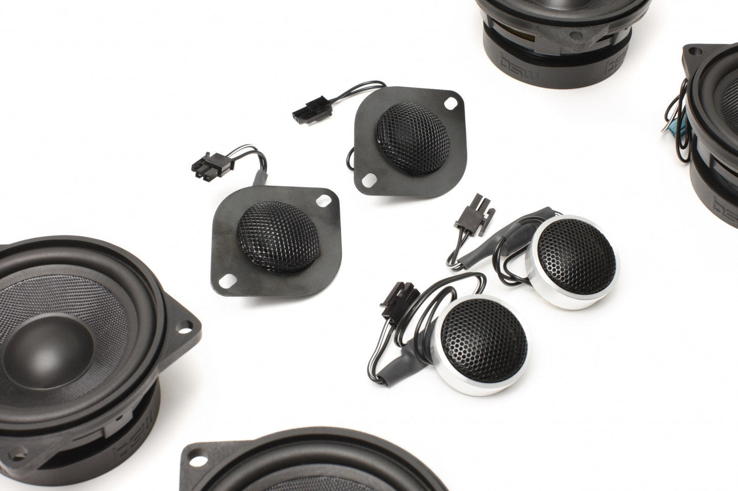 Stage One BMW Speaker Upgrade for E60/E61 Sedan/Wagon with Standard Hi-Fi.
