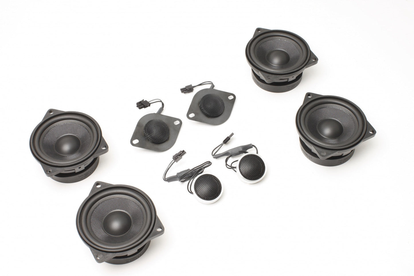 Stage One BMW Speaker Upgrade for E60/E61 Sedan/Wagon with Standard Hi-Fi.