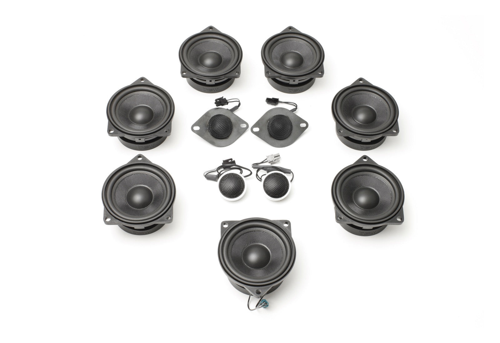 Stage One BMW Speaker Upgrade for E60/E61 Sedan/Wagon with Premium Top Hi-Fi.