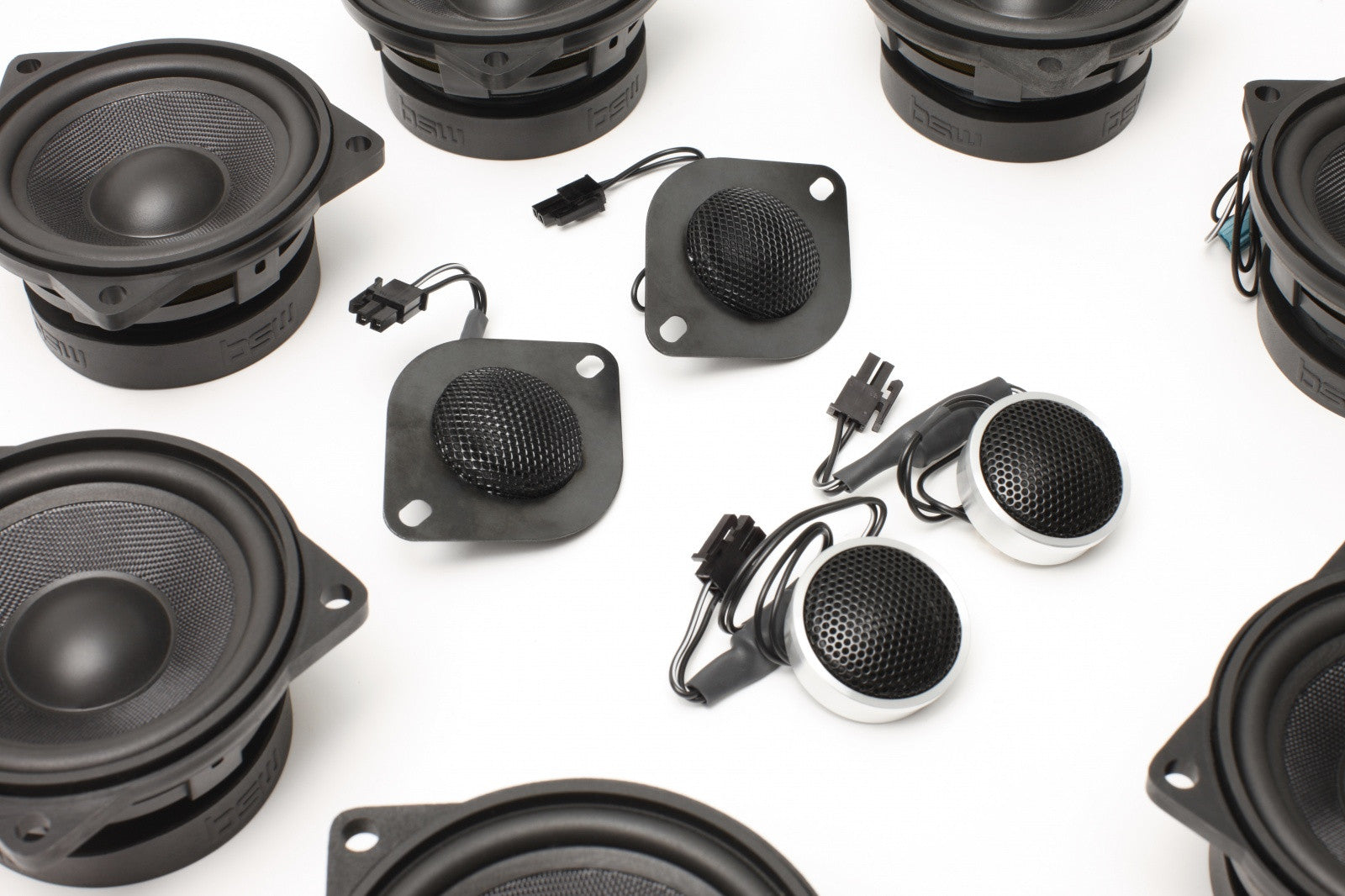Stage One BMW Speaker Upgrade for E60/E61 Sedan/Wagon with Premium Top Hi-Fi.