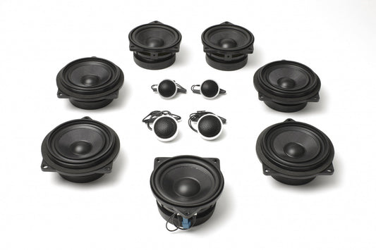 Stage One BMW Speaker Upgrade for E63 Coupe with Premium Top Hi-Fi.