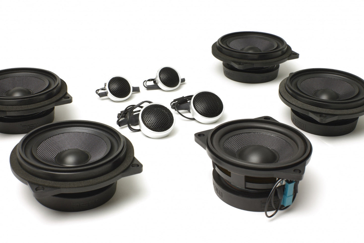 Stage One BMW Speaker Upgrade for E64 Convertible with Premium Top Hi-Fi.