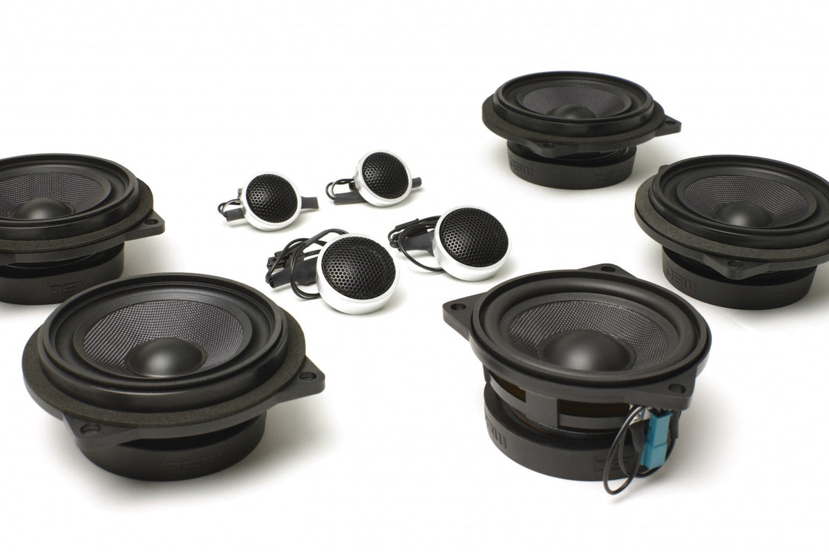 Stage One BMW Speaker Upgrade for E64 Convertible with Premium Top Hi-Fi.