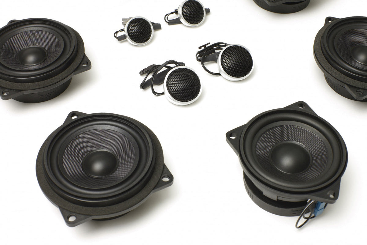 Stage One BMW Speaker Upgrade for E64 Convertible with Premium Top Hi-Fi.
