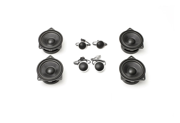 Stage One BMW Speaker Upgrade for E83 X3 with Premium Top Hi-Fi.