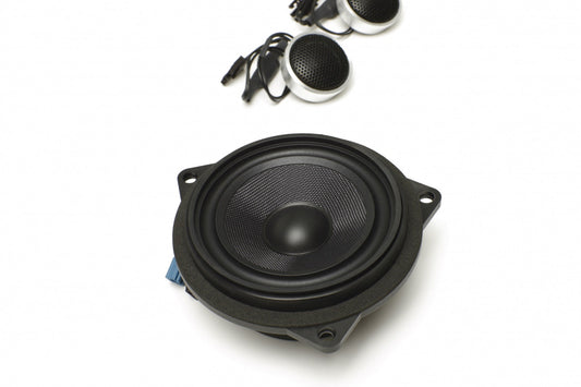 Stage One BMW Speaker Upgrade for E88 Convertible with Standard Hi-Fi/Premium Top Hi-Fi.