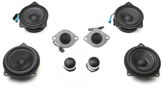 Stage One BMW Speaker Upgrade for E90 Sedan with Standard Hi-Fi.