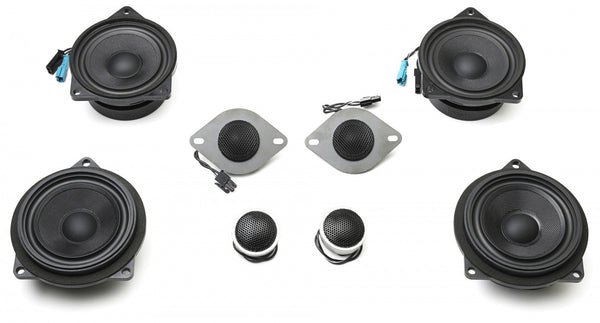 Stage One BMW Speaker Upgrade for E90 Sedan with Standard Hi-Fi.