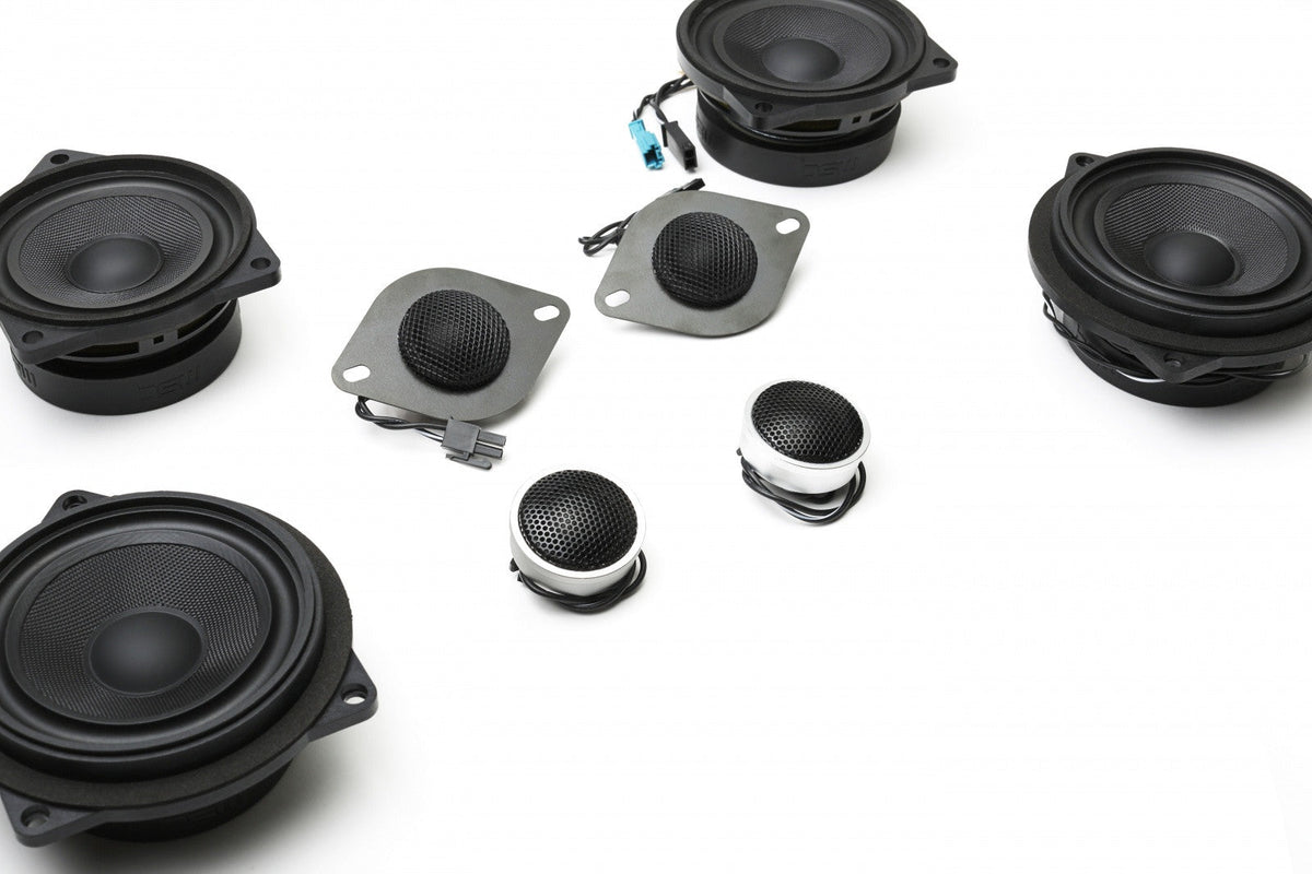 Stage One BMW Speaker Upgrade for E90 Sedan with Standard Hi-Fi.