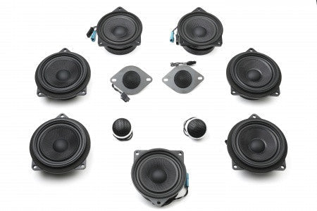Stage One BMW Speaker Upgrade for E90 Sedan with Premium Top Hi-Fi.