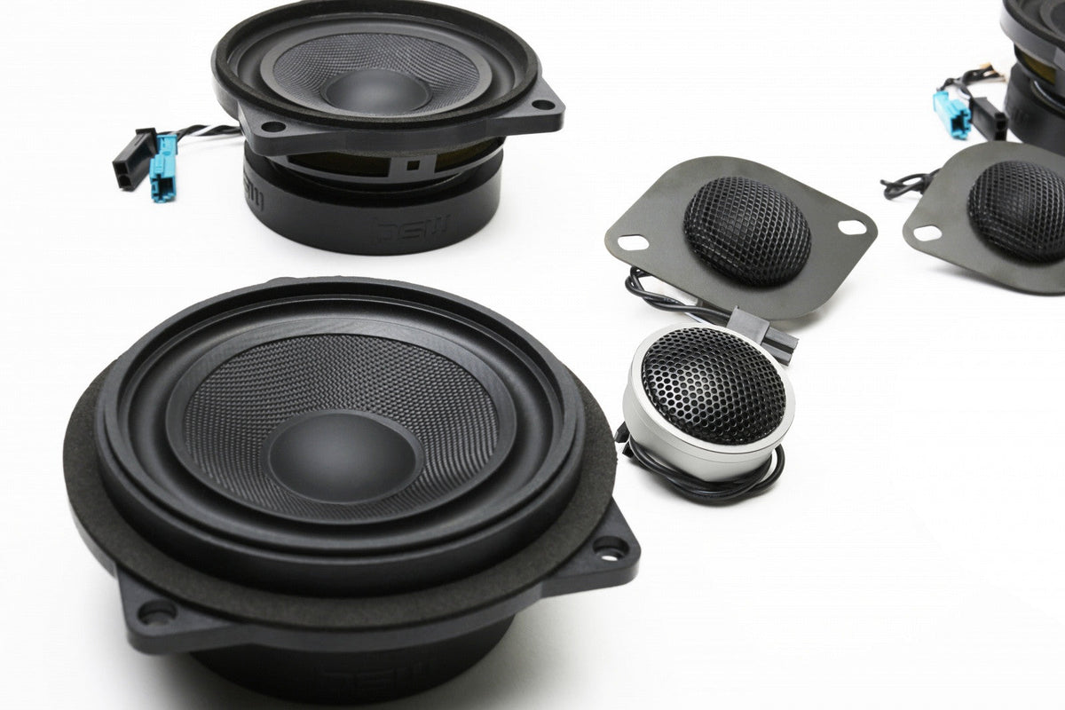 Stage One BMW Speaker Upgrade for E90 Sedan with Premium Top Hi-Fi.