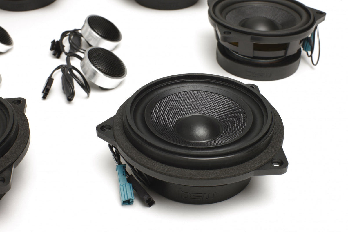 Stage One BMW Speaker Upgrade for E92 Coupe with Premium Top Hi-Fi.