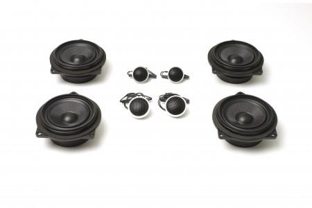 Stage One BMW Speaker Upgrade for 2007-2010 E93 Convertible with Standard Hi-Fi.
