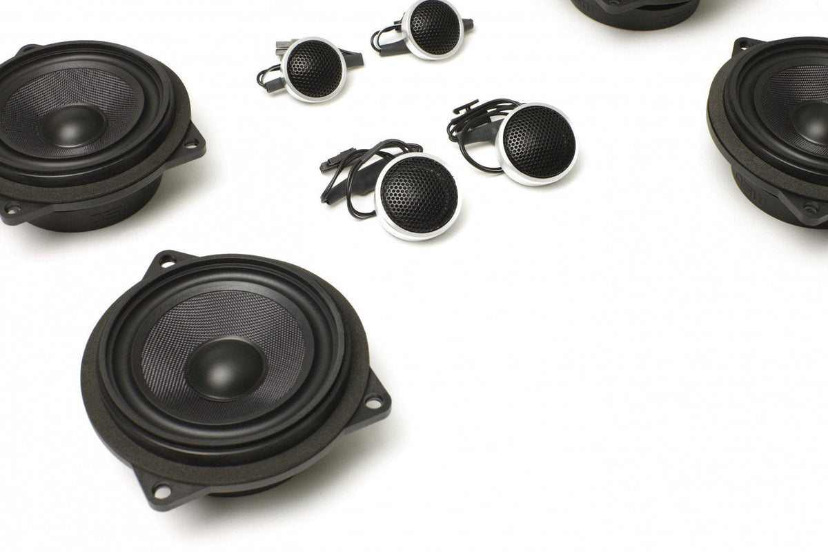 Stage One BMW Speaker Upgrade for 2007-2010 E93 Convertible with Standard Hi-Fi.