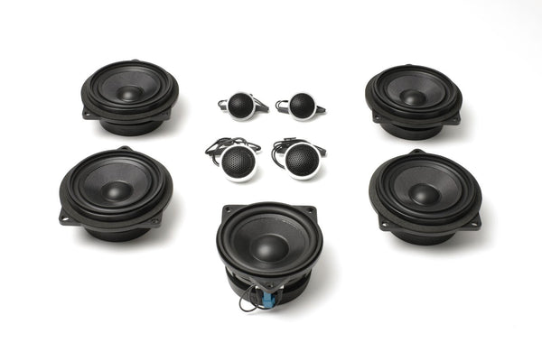 Stage One BMW Speaker Upgrade for E93 Convertible with Premium Top Hi-Fi.