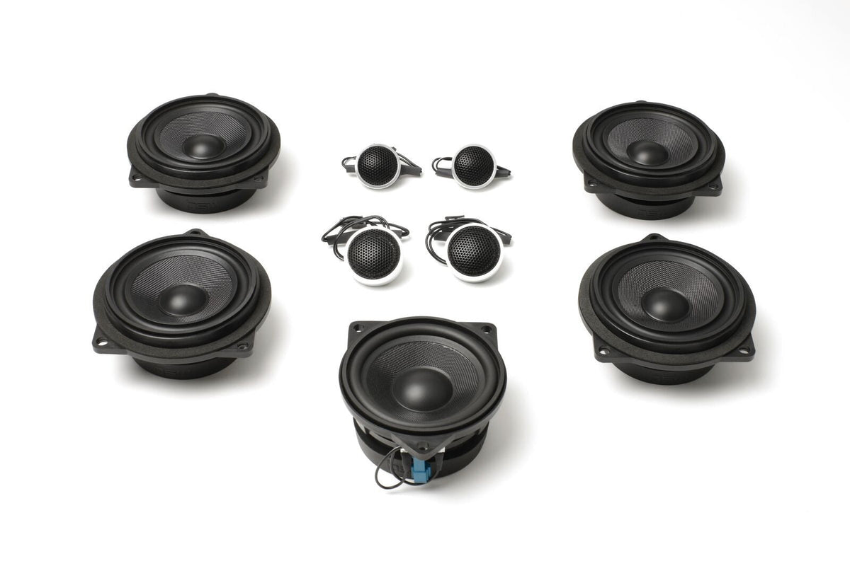 Stage One BMW Speaker Upgrade for E93 Convertible with Premium Top Hi-Fi.