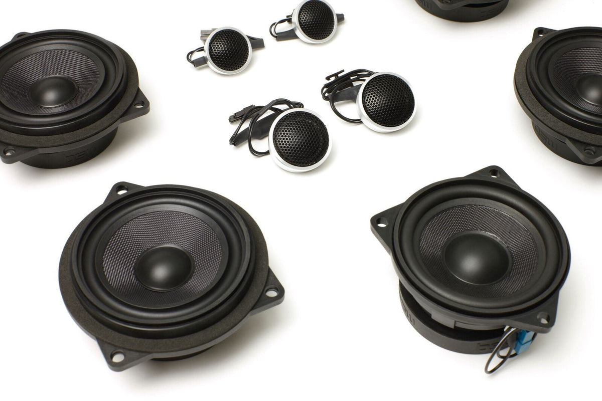 Stage One BMW Speaker Upgrade for E93 Convertible with Premium Top Hi-Fi.