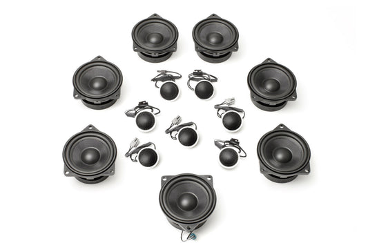 Stage One BMW Speaker Upgrade for F01/F02 with Premium Top Hi-Fi.