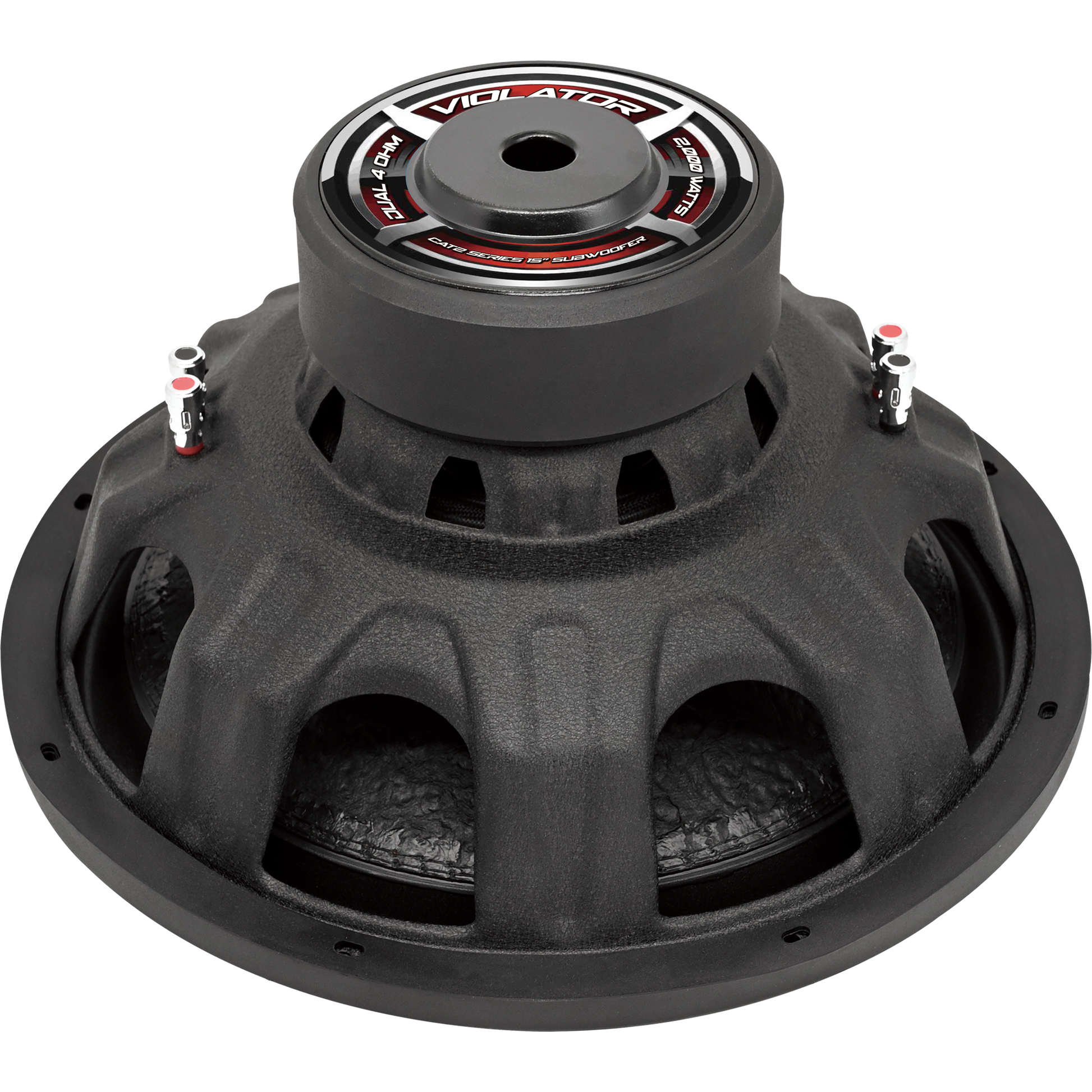 Violator Audio CATegory 2 Series 15" Subwoofer Dual 4 Ohm.