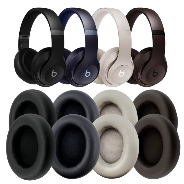 CS Replacement Ear Pad Cushions for Apple Beats Studio PRO (2023) Premium Wireless - Black - product image 1 - Audio Sellerz