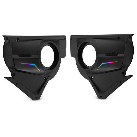 Can-Am Maverick X3 Door Speaker Panels with Digital LED Lighting.