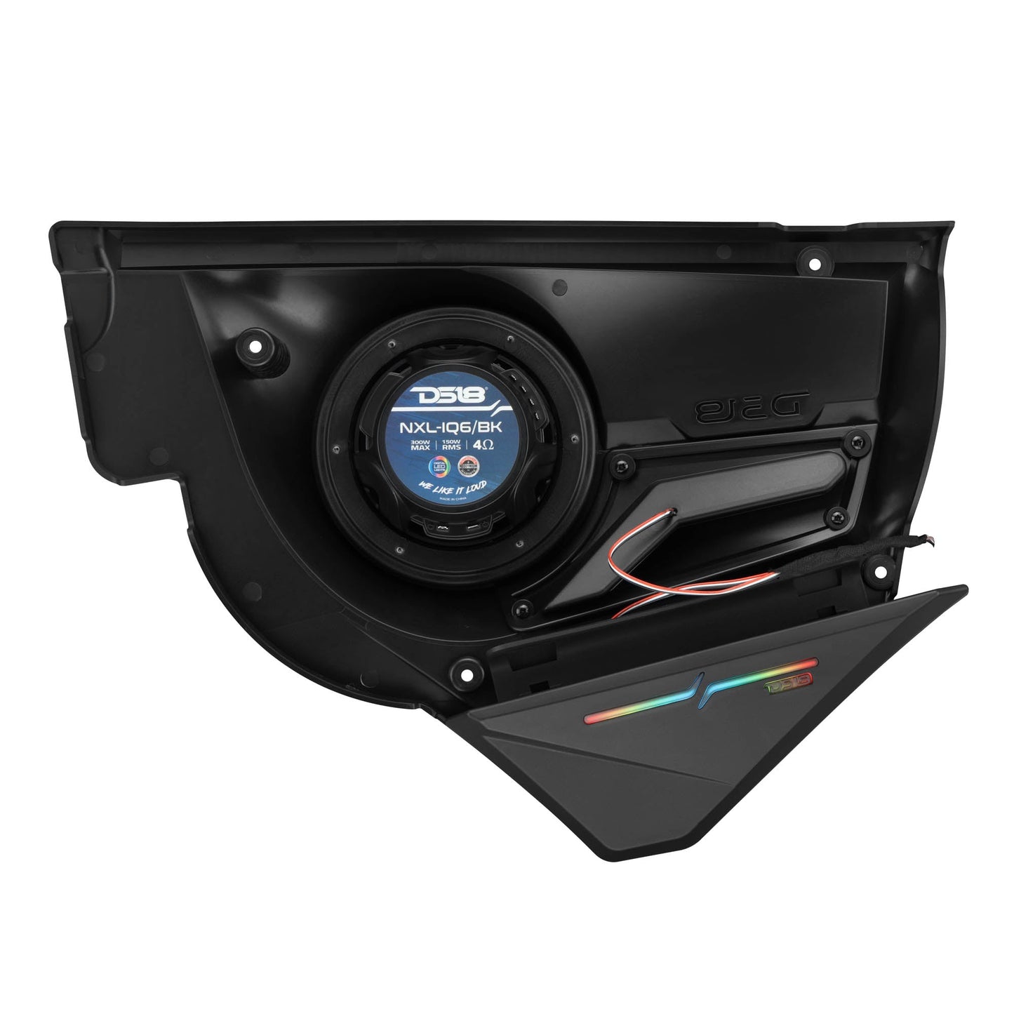 Can-Am Maverick X3 Door Speaker Panels Loaded with NXL-IQ 6.5" 2-Way Coaxial Marine Speakers and Digital LED Badge.