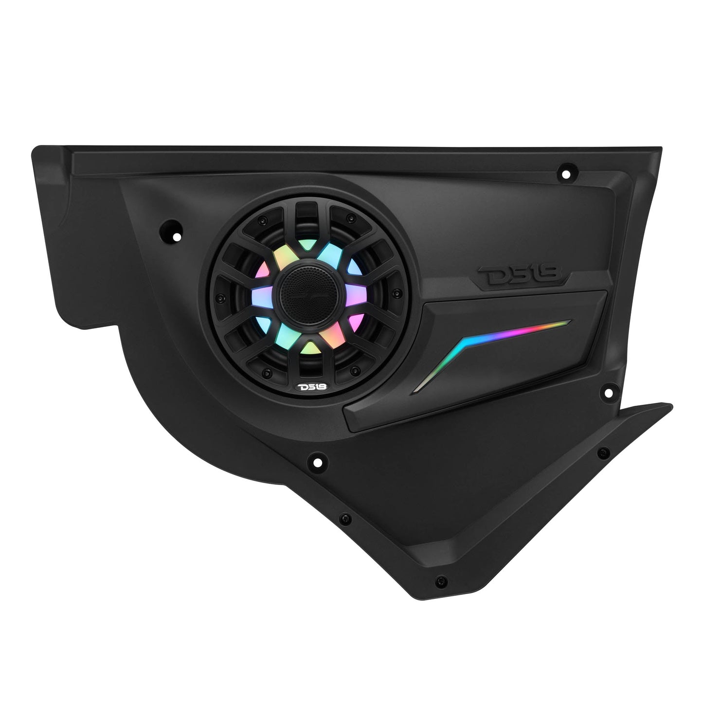 Can-Am Maverick X3 Door Speaker Panels Loaded with NXL-IQ 6.5" 2-Way Coaxial Marine Speakers and Digital LED Badge.