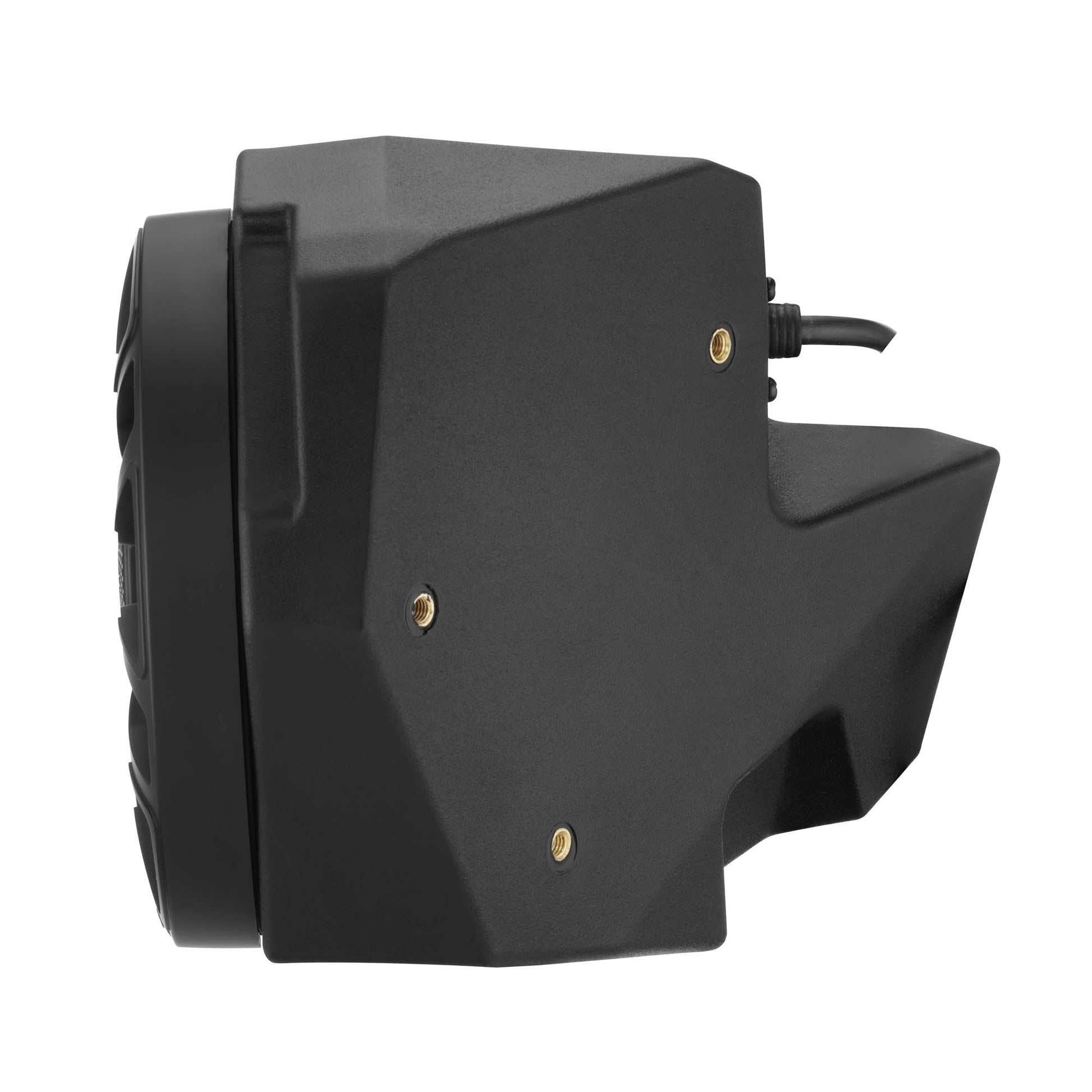 Can-Am Maverick X3 Kick Panel Speaker Pods Loaded with NXL-IQ 6.5" 2-Way Coaxial Marine Speakers and Digital LED Lights.