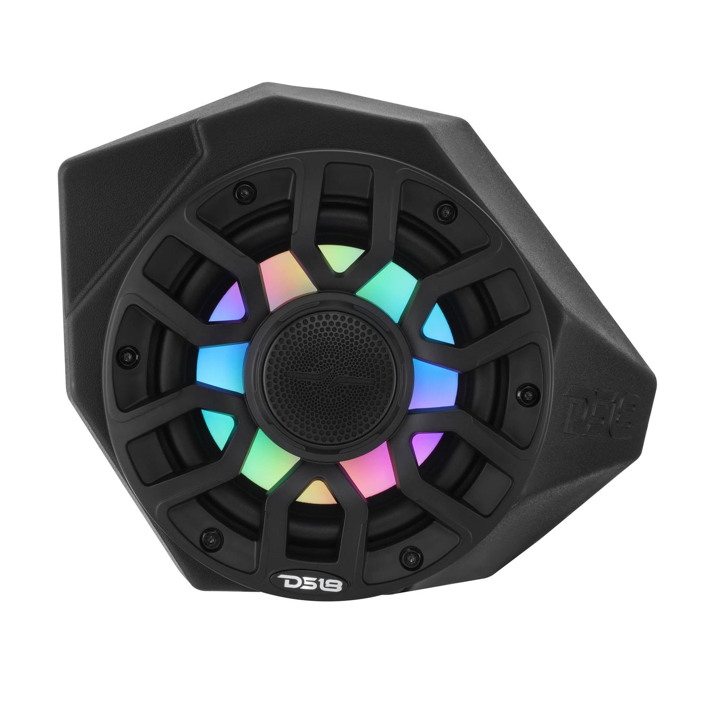 Can-Am Maverick X3 Kick Panel Speaker Pods Loaded with NXL-IQ 6.5" 2-Way Coaxial Marine Speakers and Digital LED Lights.