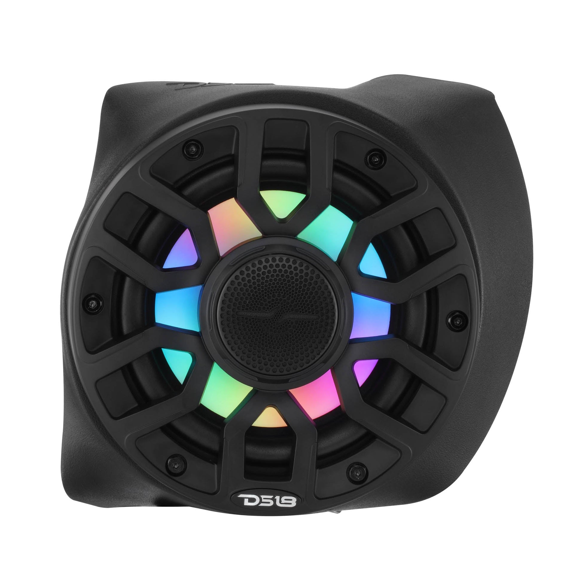 Can-Am Maverick X3 Rear B-Pillar Speaker Pods Loaded with NXL-IQ 6.5" 2-Way Coaxial Marine Speakers and Digital LED Lights.