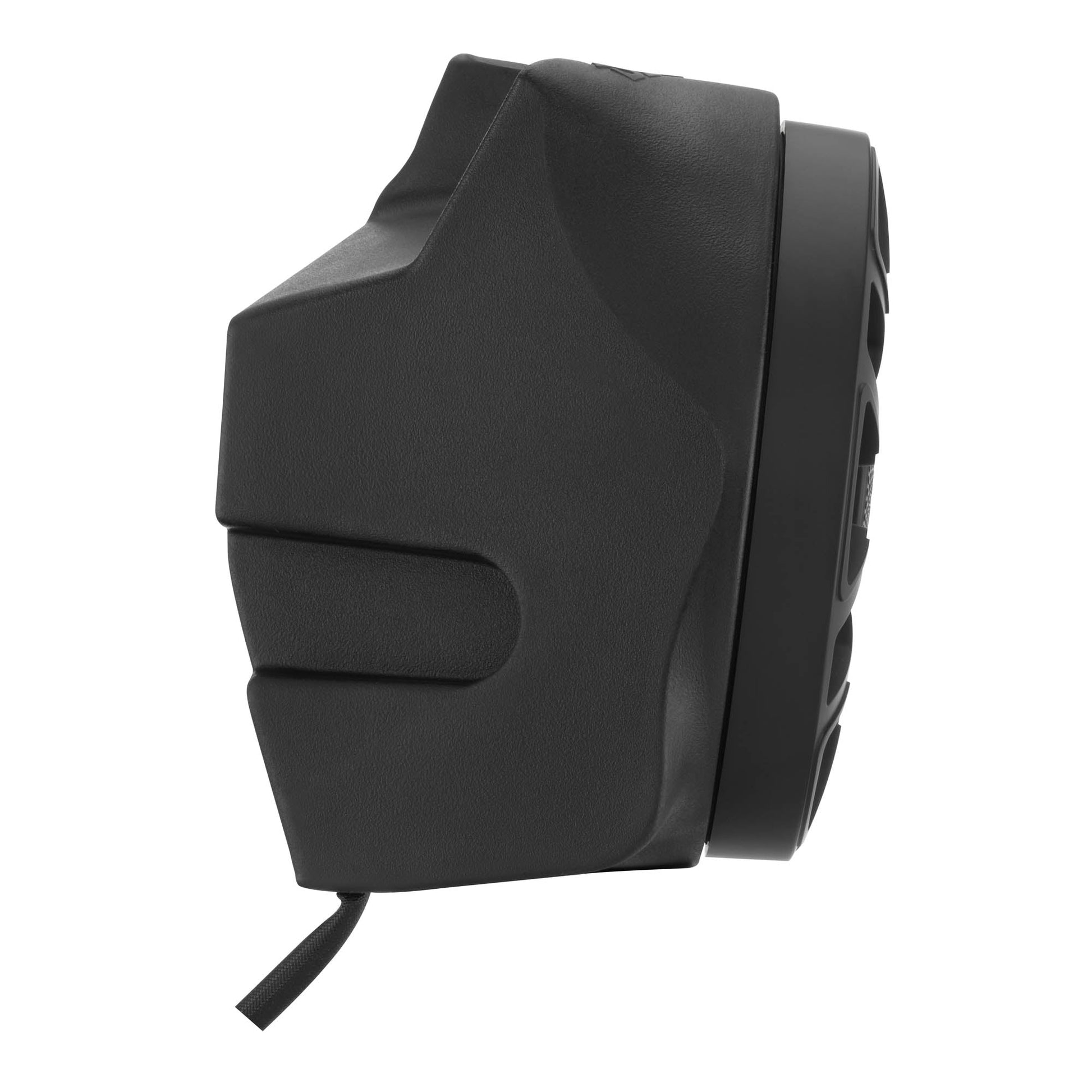 Can-Am Maverick X3 Rear B-Pillar Speaker Pods Loaded with NXL-IQ 6.5" 2-Way Coaxial Marine Speakers and Digital LED Lights.
