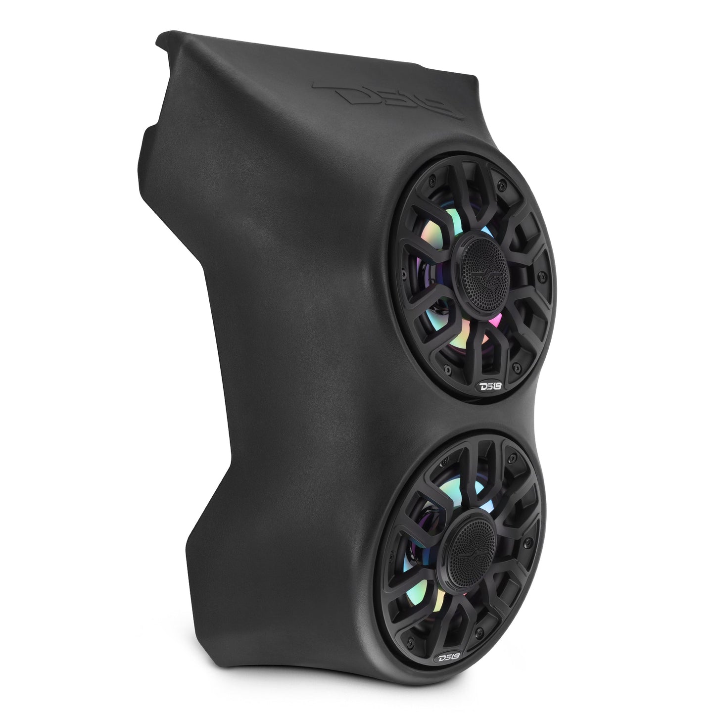 Can-Am Maverick X3 (2017-Up) Waterfall Center Console Speaker Pod Loaded with NXL-IQ 6.5" 2-Way Coaxial Marine Speakers and Digital LED Lights.