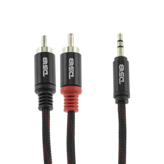 High Quality 100% OFC AUX to RCA Cable 3 FT..