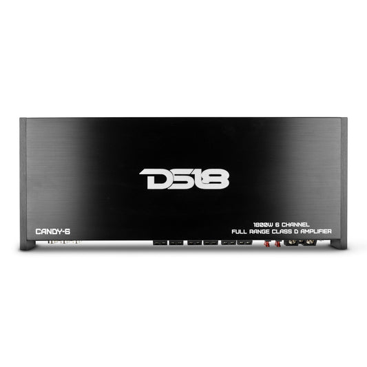 DS18 CANDY-6  Full-Range Class D 6-Channel Car Amplifier 1800 Watts.
