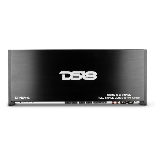 DS18 CANDY-6  Full-Range Class D 6-Channel Car Amplifier 1800 Watts.