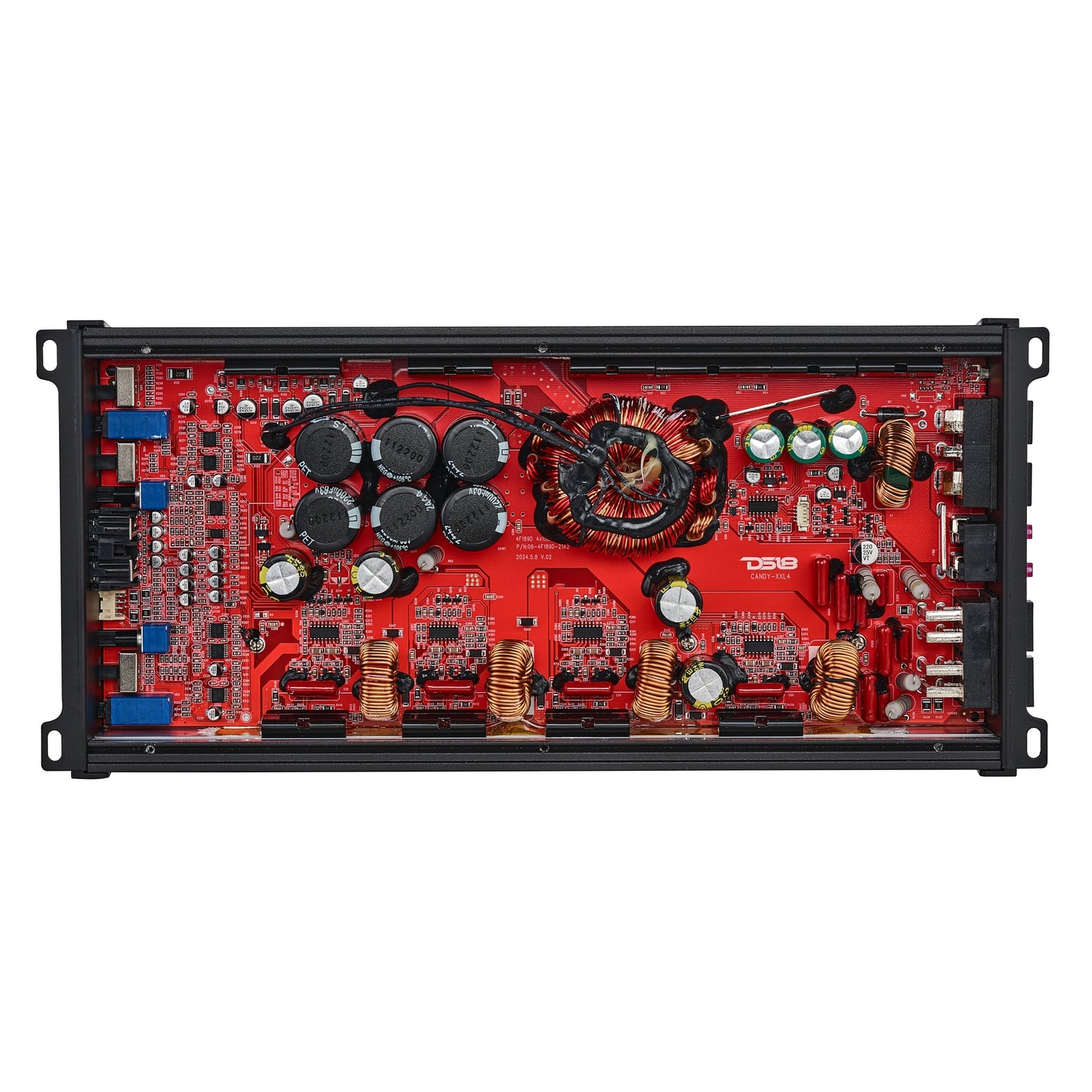 CANDY Compact Full-Range Class D 4-Channel Amplifier 3200 Watts.