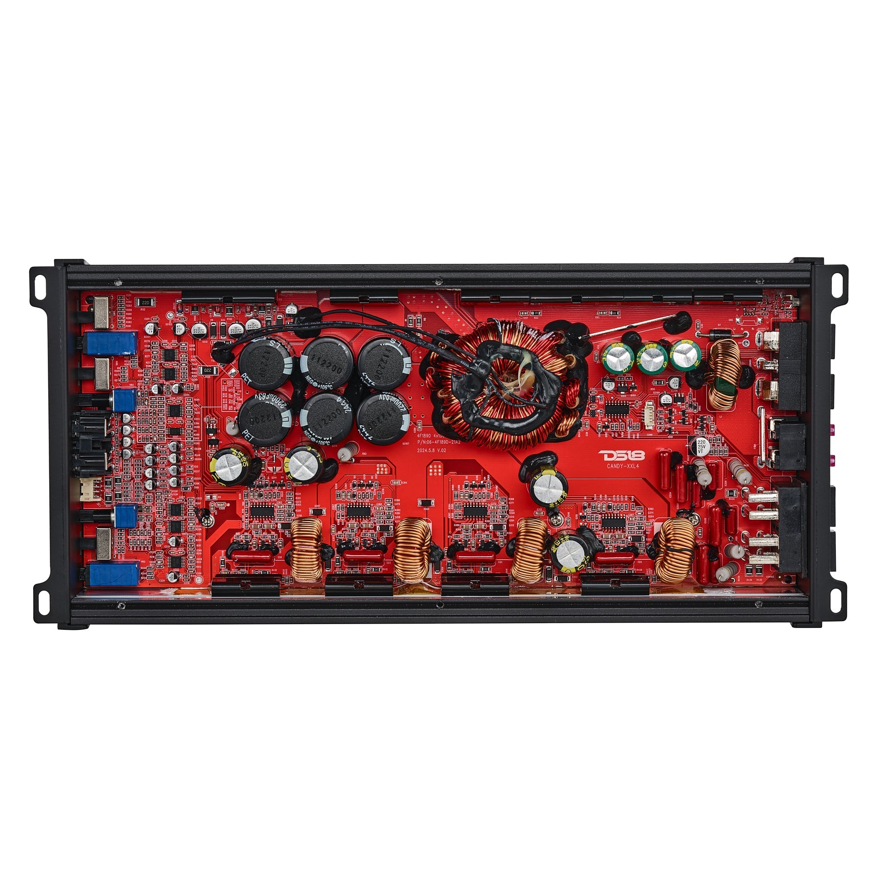 CANDY Compact Full-Range Class D 4-Channel Amplifier 3200 Watts.