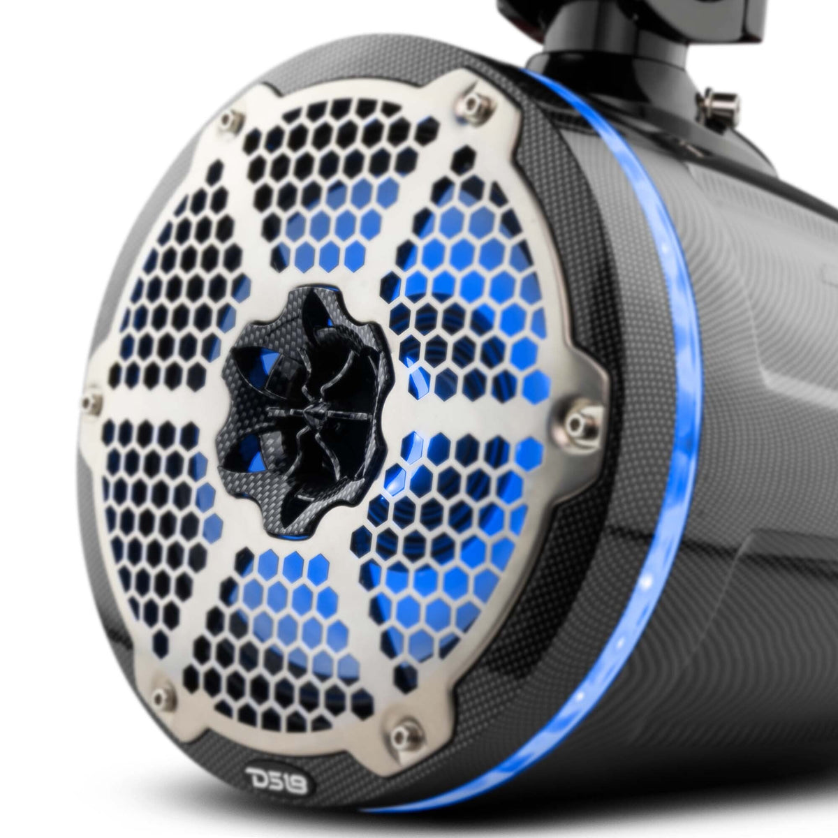 NXL 8" Neodymium Marine and Powersports Towers with Built-in Passive Radiator, 1" Driver and LED RGB Lights 180 Watts Rms.