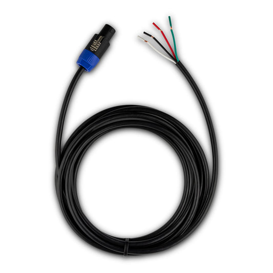 Voceteo Box Speakon Cable Connector 4 x 14GA OFC Power Wire 12 Feet.