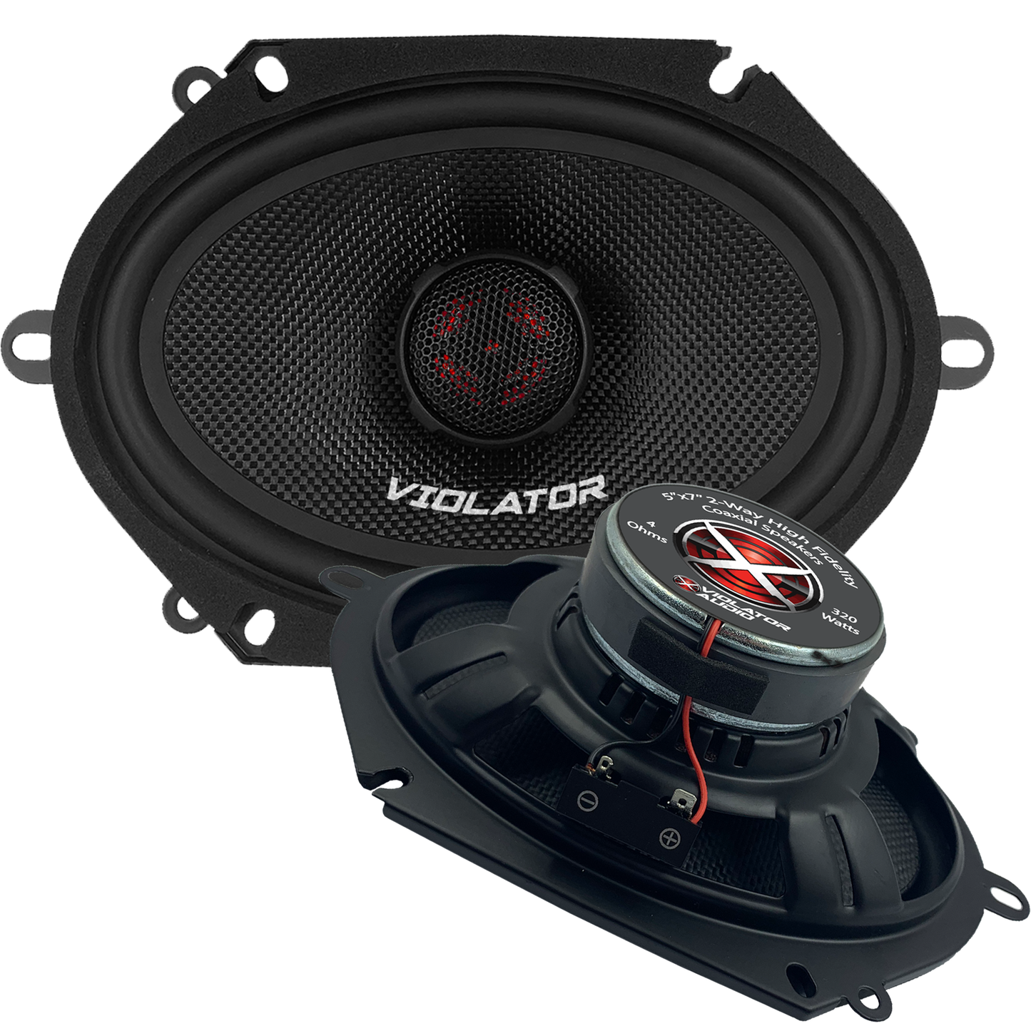 Violator Audio VA-572 5"x7" Coaxial Speakers (pair).