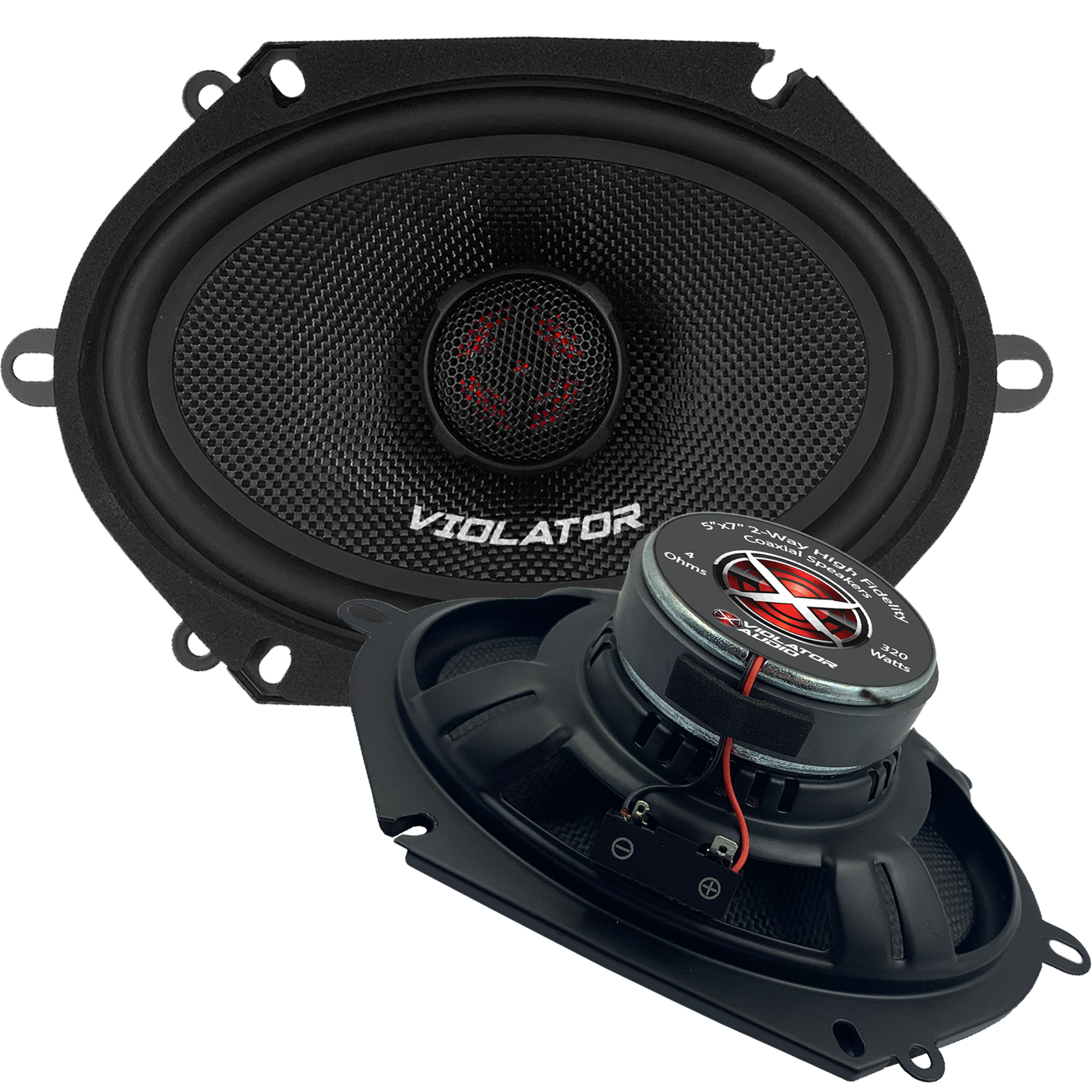 Violator Audio VA-572 5"x7" Coaxial Speakers (pair).
