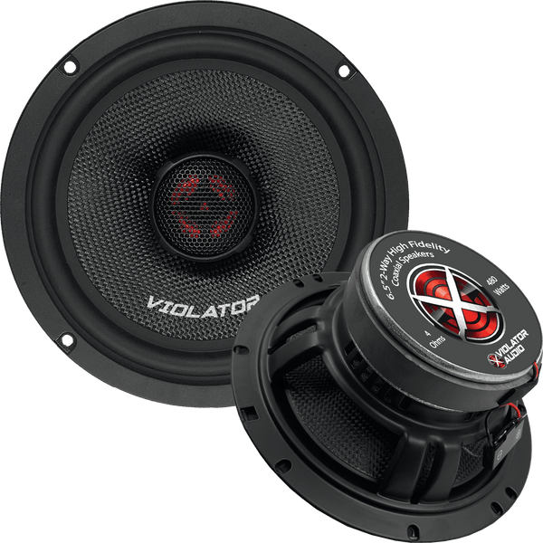 Violator Audio VA-652 6.5" Coaxial Speakers (pair).